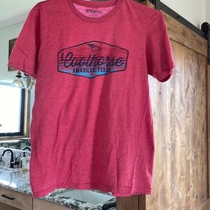 Red cool horse t shirt
